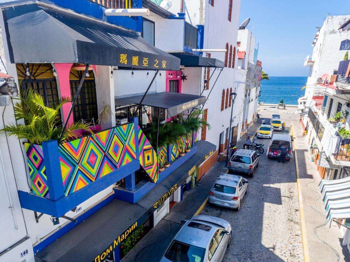 Casa Maria Malecon Hotel ปูแอร์โตบาญาร์ตา ภายนอก รูปภาพ